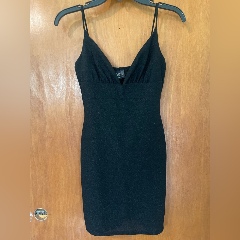 Sparkly black dress